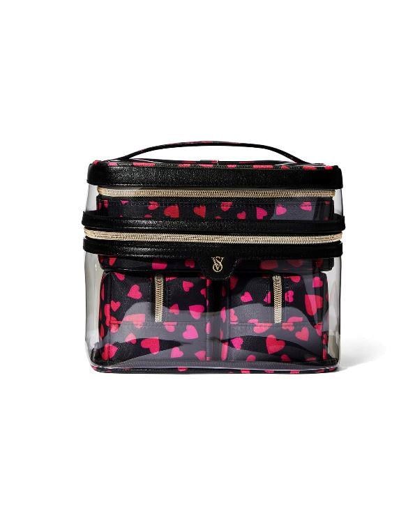 Набір косметичок 4в1 Victoria's Secret 4в1 Train Case Чорний (22994304)