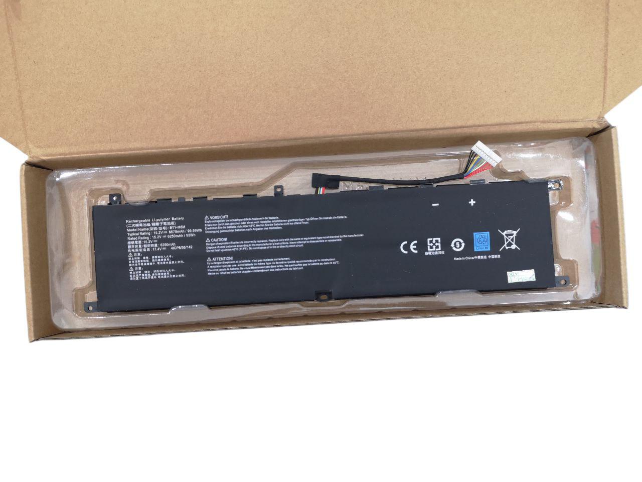 Акумулятор для MSI GS66/GE66/BTY-M6M 6520 mAh 99,1Wh (23537584)