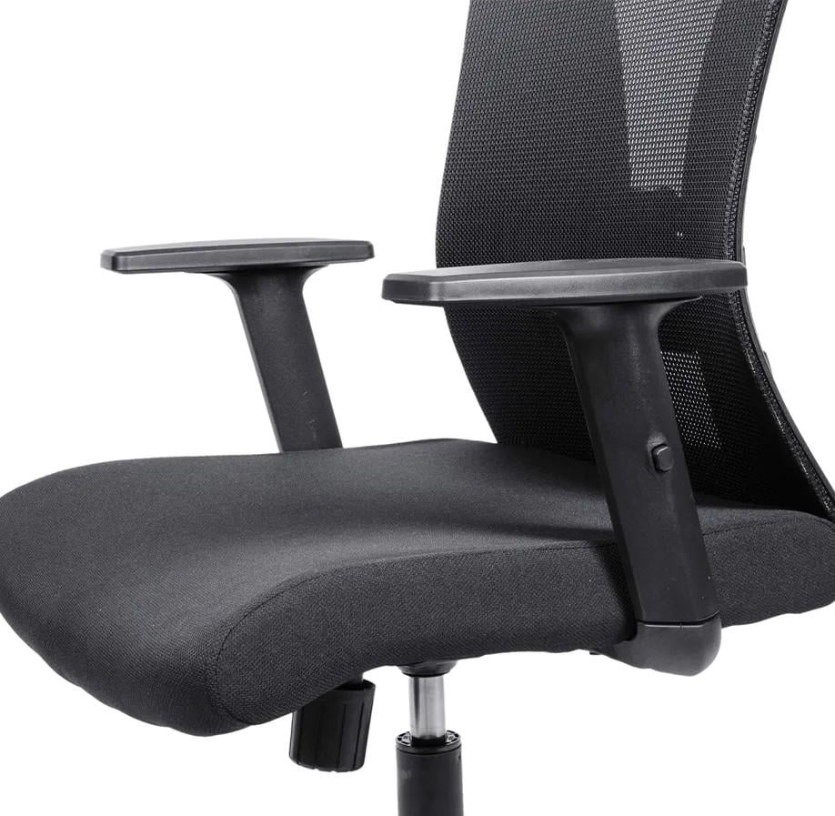 Крісло офісне Barsky Mesh з регулюванням підголівника Black (BM-02) - фото 5