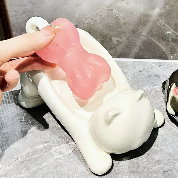 Мыльница керамическая 18х10х9,5 см Белый (C01598-1) - фото 5 Мыльница керамическая 18х10х9,5 см Белый (C01598-1) - фото 5