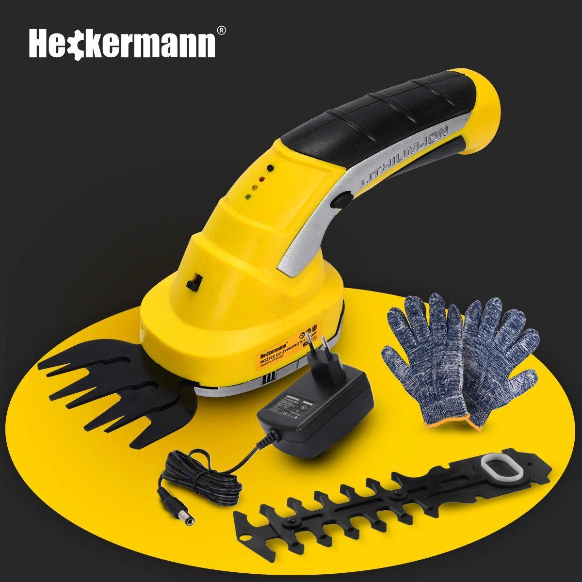 Кусторез-триммер для травы Heckermann 2в1 аккумуляторный 15/8 см (AVNT72) - фото 5 Кусторез-триммер для травы Heckermann 2в1 аккумуляторный 15/8 см (AVNT72) - фото 5