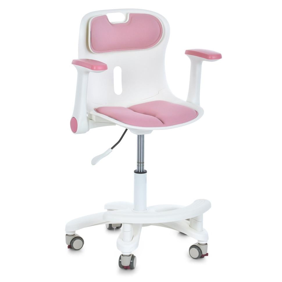 Детское кресло Bambi комбинированное регулируемое с подлокотником Розовый (KL-154-R-87)