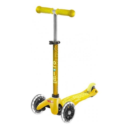 Самокат Micro Mini Deluxe LED Желтый (Аopt.roliki2_25) Самокат Micro Mini Deluxe LED Желтый (Аopt.roliki2_25)
