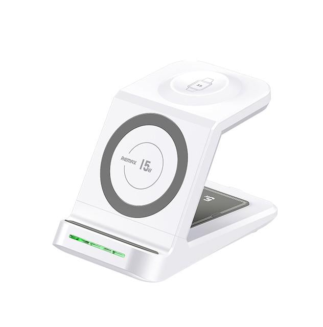 Зарядное устройство беспроводное Remax RP-W81 3в1 Wireless White (101133)