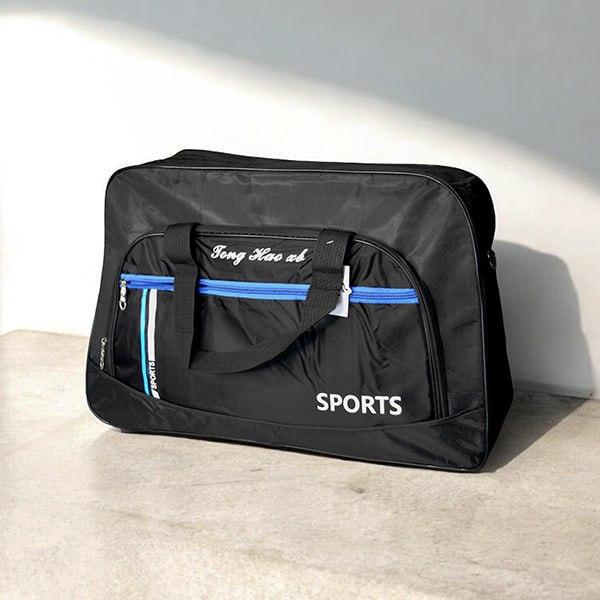 Сумка спортивная с ремешком 50 x 34 x 15 см Черный (Д-lun-24-226-s)