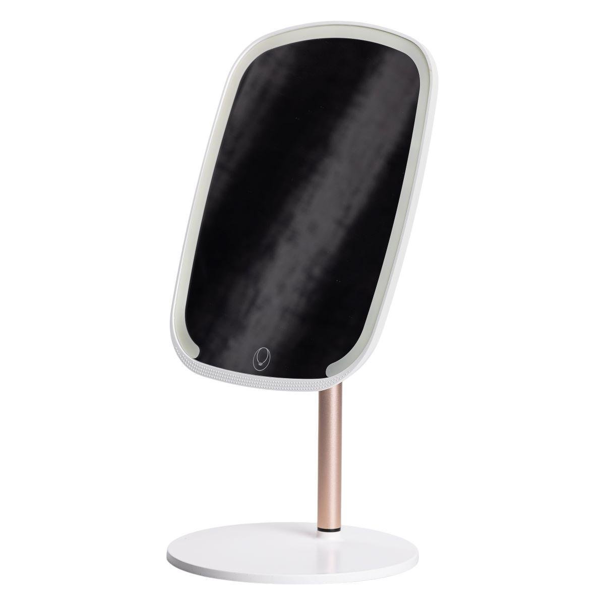 Зеркало настольное с подсветкойHP-10-6AW 23х18 см Белый (A-033796) - фото 7