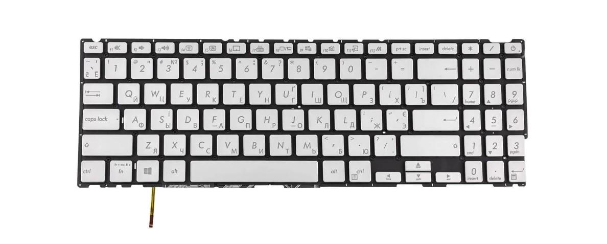 Клавиатура для ноутбука Asus BX534FT с подсветкой клавиш (0KNB0-563PRU00)