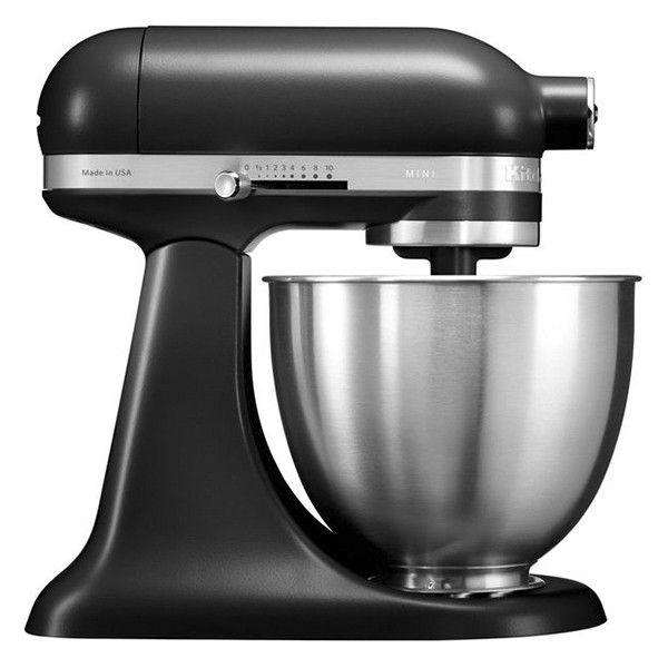 Миксер настольный KitchenAid Mini Artisan 3,3 л Черный (5KSM3311XEBM) - фото 1