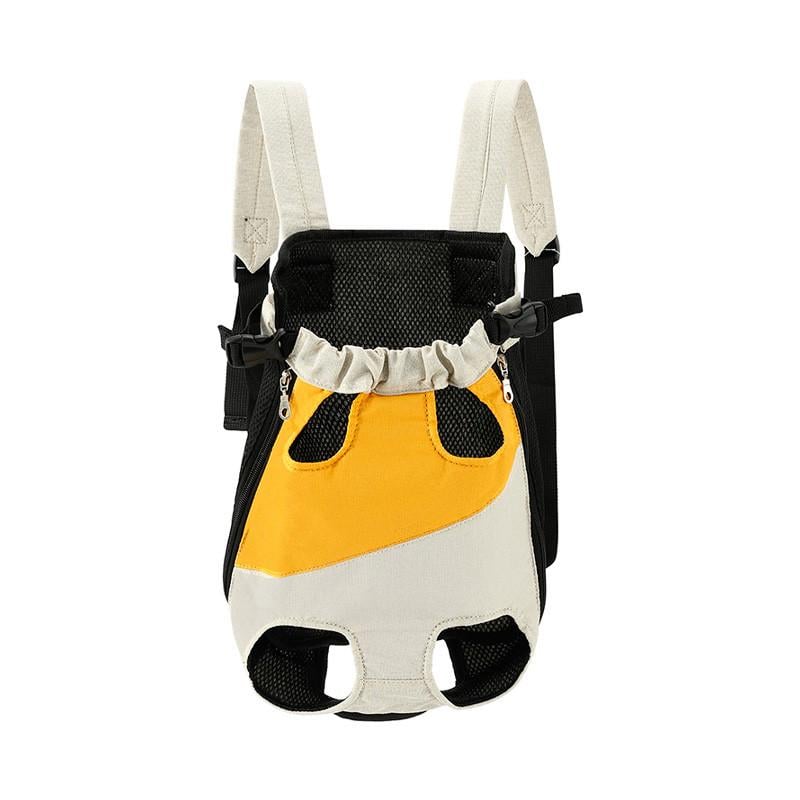 Рюкзак-кенгуру для животных Lesko A10010-YW L Yellow/White (32467901)