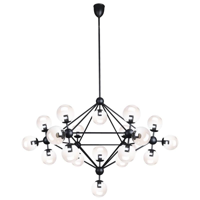 Люстра лофт молекула модо Brille BL-267S/21 E27 BK