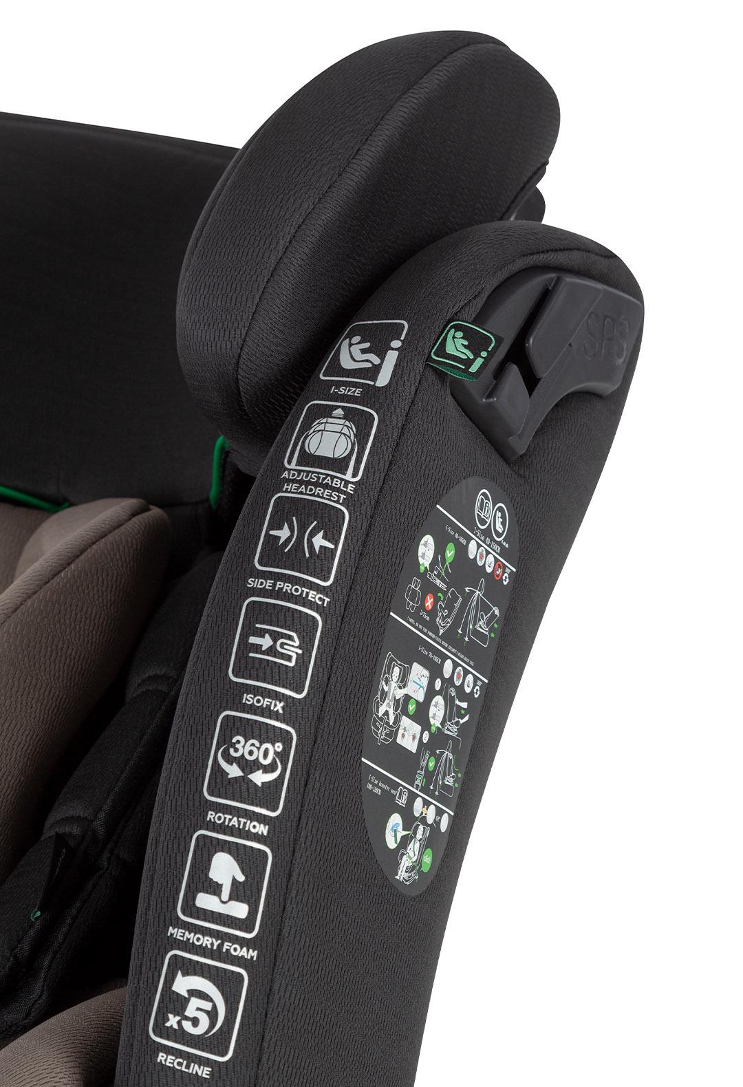 Автокрісло Carrello Unity Totality Black (CRL-17010) - фото 8 Автокрісло Carrello Unity Totality Black (CRL-17010) - фото 8