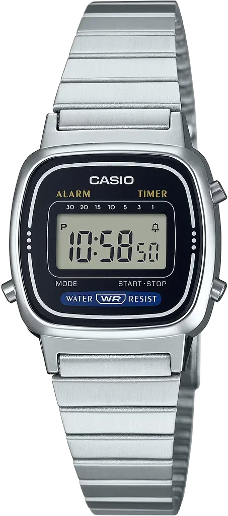 Наручные часы женские Casio LA670WD-1 Lady Vintage с подсветкой Наручные часы женские Casio LA670WD-1 Lady Vintage с подсветкой