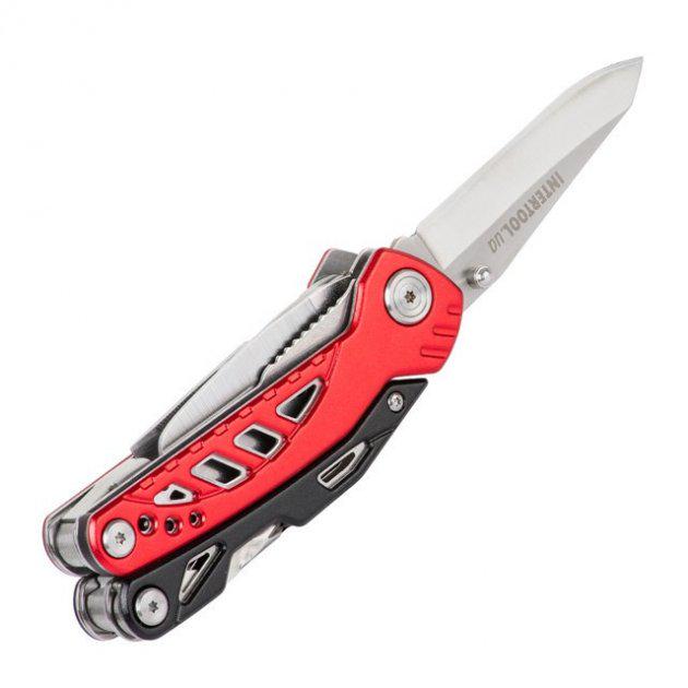 Мультитул Intertool HT-0542 туристичний складаний з чохлом на пояс 11в1 180 мм - фото 3 Мультитул Intertool HT-0542 туристичний складаний з чохлом на пояс 11в1 180 мм - фото 3
