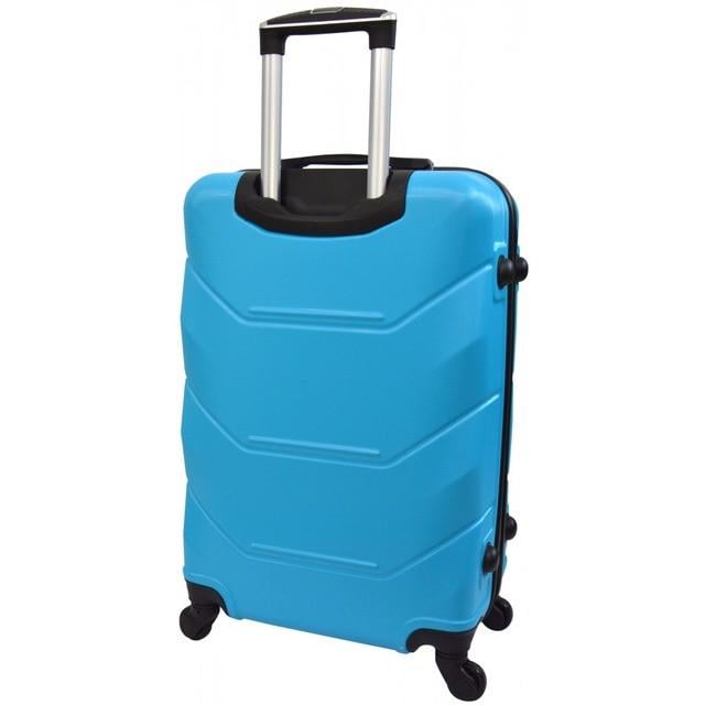 Набор чемоданов пластиковых Bonro 2019 средняя и большая 2 шт. Голубой (2670149107) - фото 4