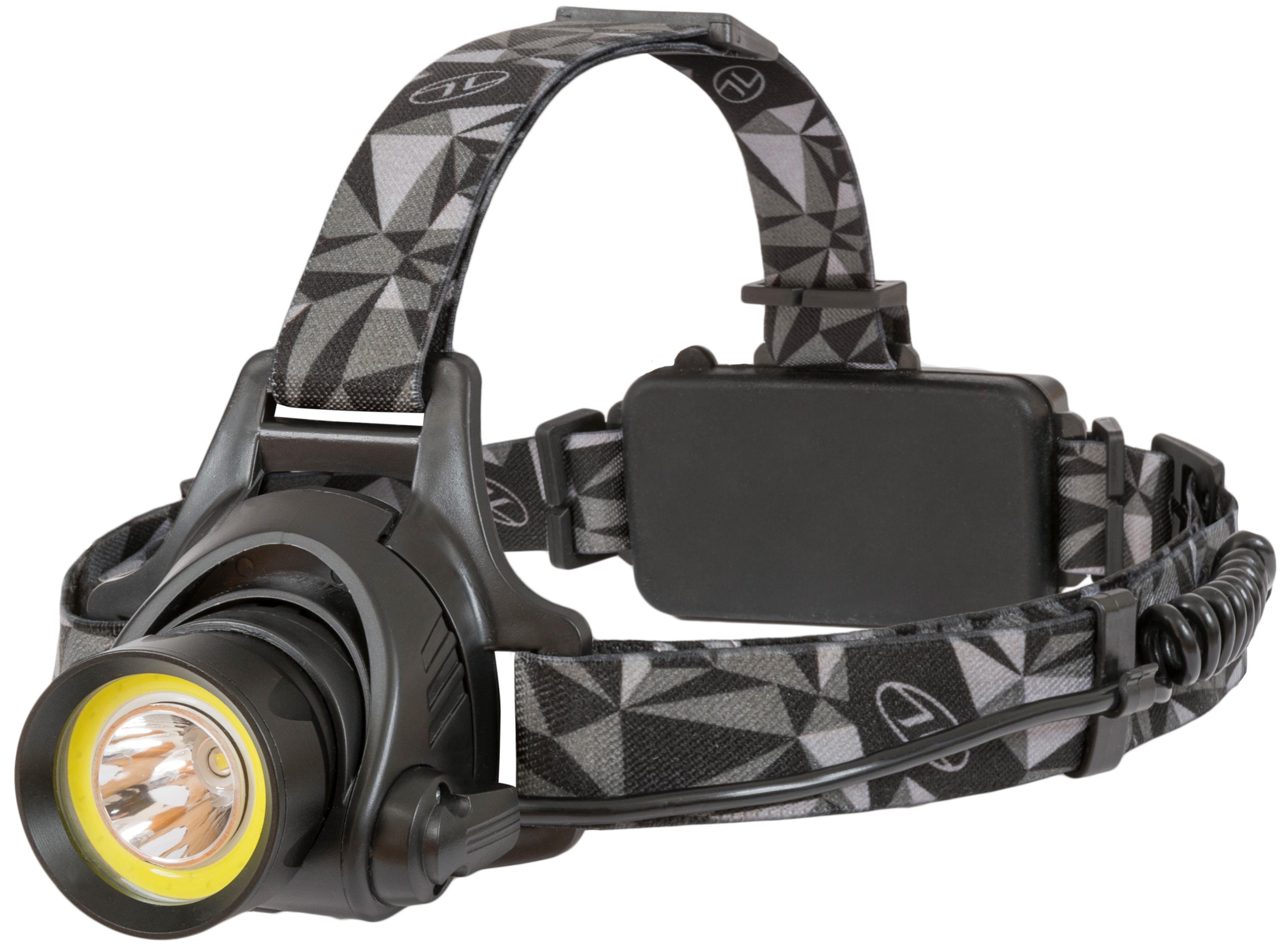 Фонарь налобный Highlander Polaris 550 Rechargable Head Torch Black (TOR195)