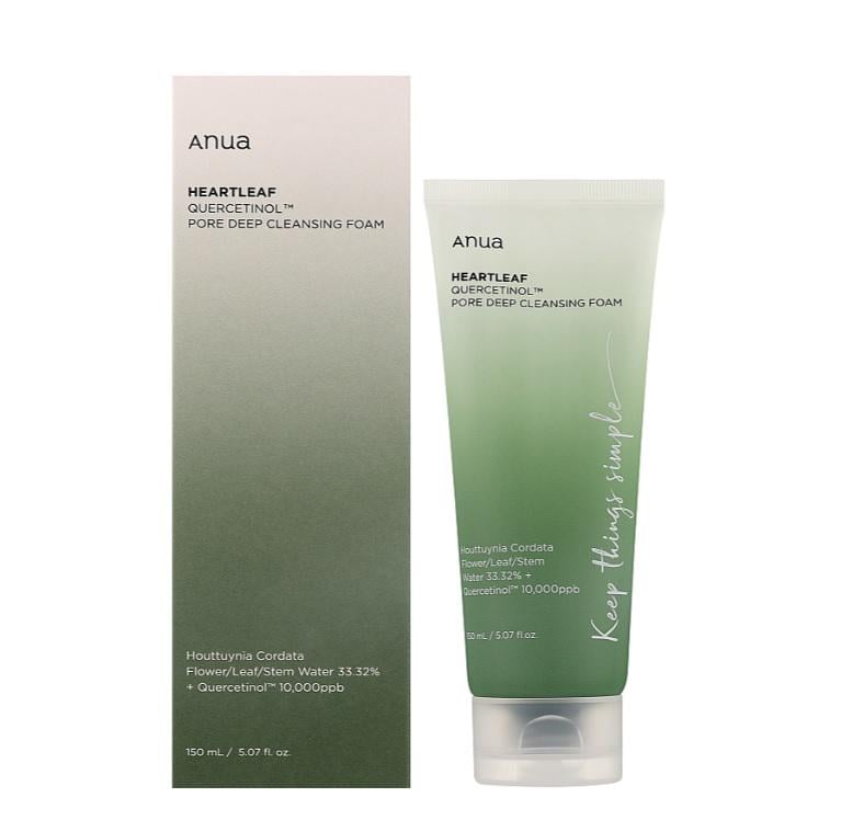 Пенка для умывания ANUA Heartleaf Quercetinol Pore Deep Cleansing Foam 150 мл