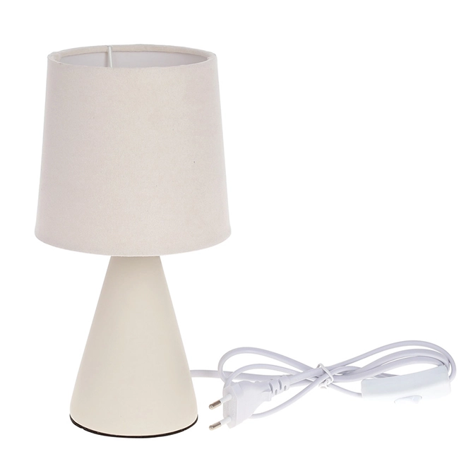 Лампа керамическая CAROL 242-181 24 см Кремовый (33484)