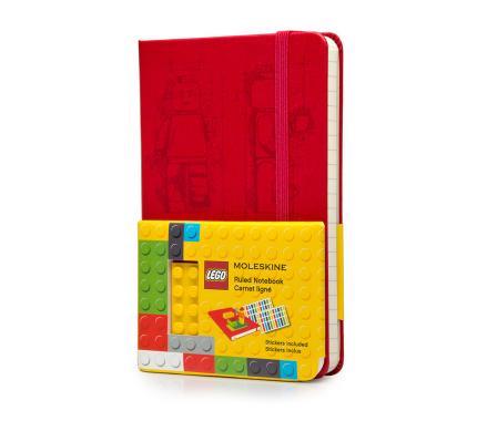 Блокнот Moleskine Limited LEGO-14 карманный 9х14 см 192 страницы в линейку Красный (9788867326181)