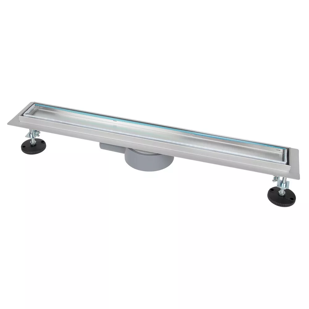 Трап душевой ITAL IT03-FT29/800 поворотный сифон под плитку 800 мм нержавеющая сталь (1047206)