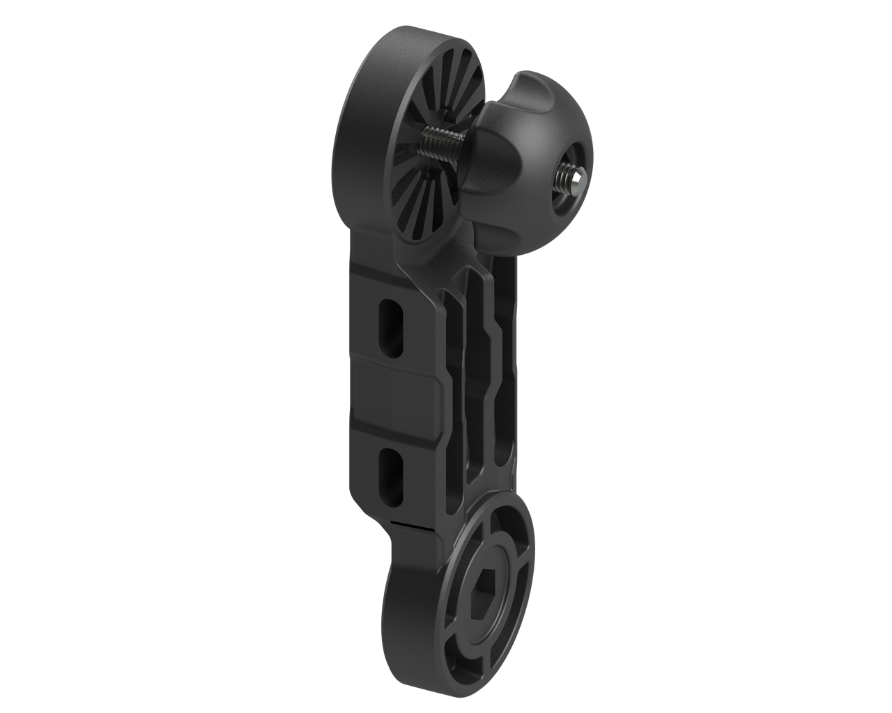 Пластиковий подовжувач для аксесуарів Borika FASTen Ex100 L 100 мм із шліцами 27,7° Чорний (01.14.010.01.43) Пластиковий подовжувач для аксесуарів Borika FASTen Ex100 L 100 мм із шліцами 27,7° Чорний (01.14.010.01.43)