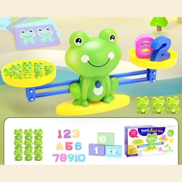 Настольная математическая игра для детей в виде забавной лягушки (AN00272) - фото 2 Настольная математическая игра для детей в виде забавной лягушки (AN00272) - фото 2