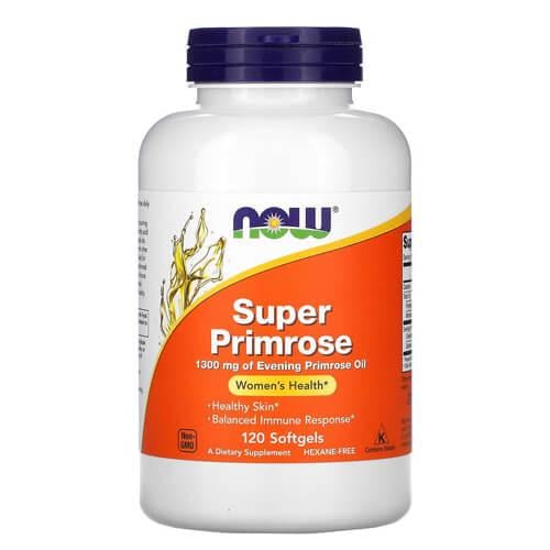 Примула вечірня NOW Evening Primrose Oil 1300 мг 120 Softgels (NOW-01757)