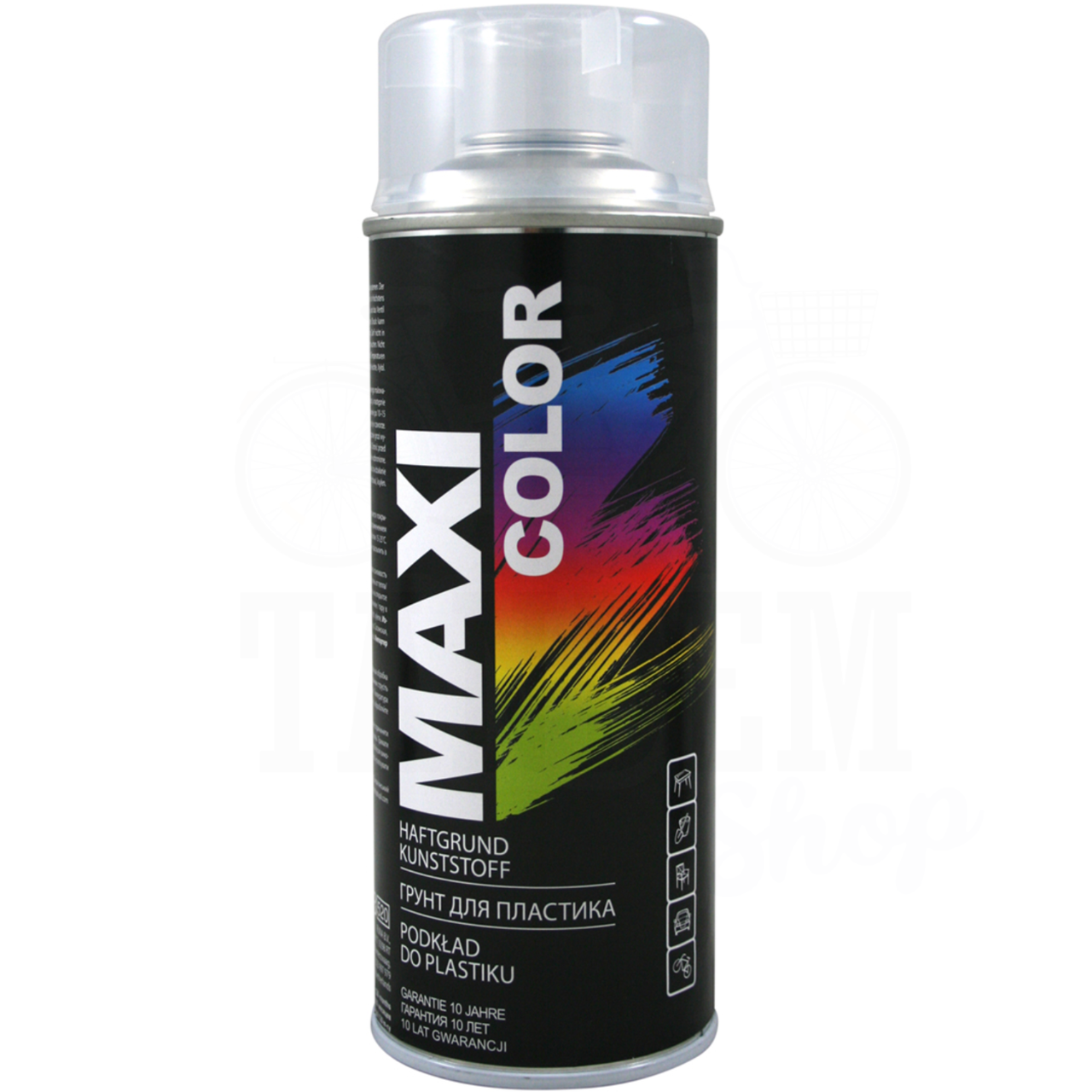 Грунт-праймер для пластика Maxi Color Special аэрозоль 400 мл Прозрачный