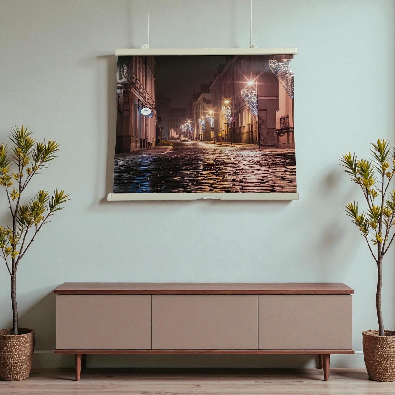 Інфрачервоний обігрівач настінний картина Вечірня вулиця 240 Вт 63х50 см