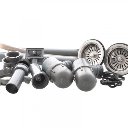 Мойка кухонная Zerix Z8060B-08-180MD Double Micro decor (ZS0611) - фото 3