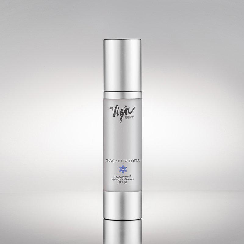 Увлажняющий крем Vigor с SPF 30 Жасмин и Мята 50 мл (4820174547400) - фото 1