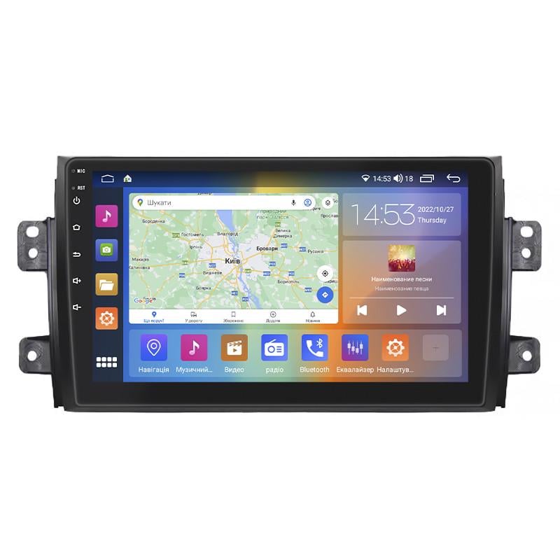 Автомагнитола штатная Lesko 4G/CarPlay/GPS/Wi-Fi для Suzuki SX4 I Classic Рестайлинг 2009-2014 IPS 4/64Gb 9" (1890760874)