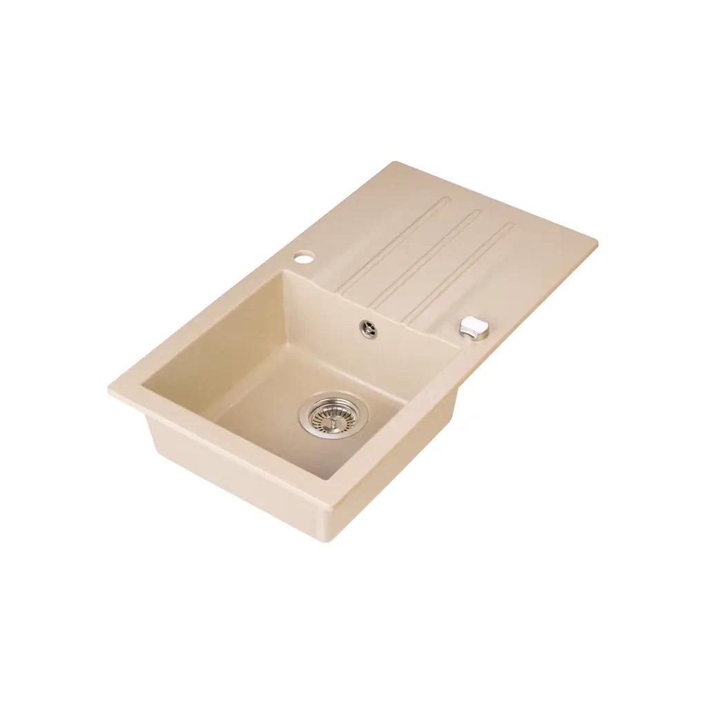 Мийка кухонна Axis Group Mojito 40 Beige 20 (1.101.111.20) - фото 2 Мийка кухонна Axis Group Mojito 40 Beige 20 (1.101.111.20) - фото 2