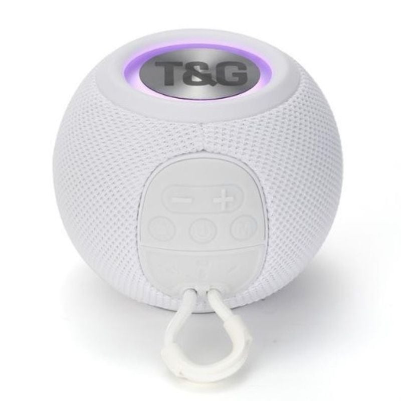 Портативная колонка TG-337 Bluetooth RGB White (26202512)