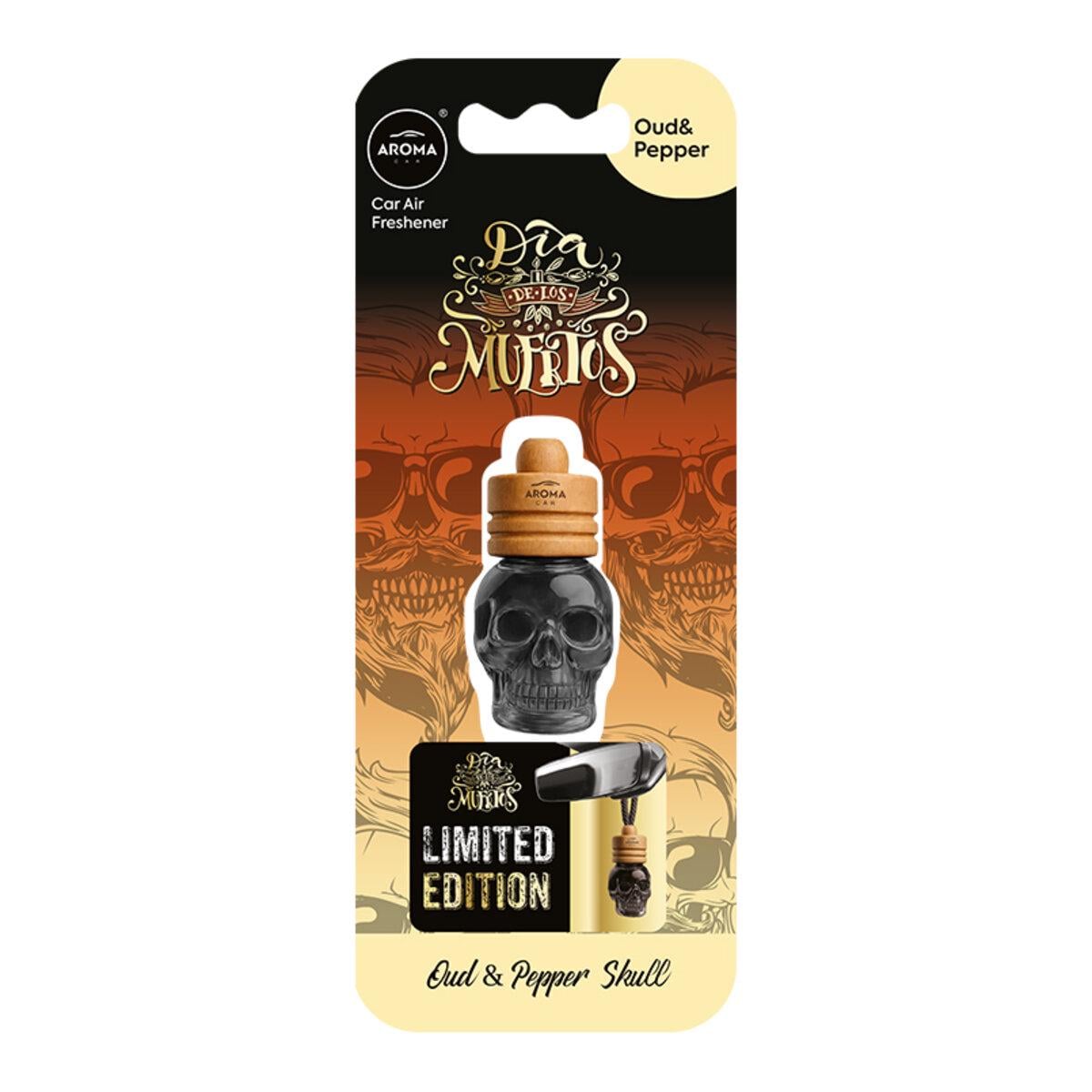 Ароматизатор Aroma Car Dia De Los Muertos Wood-Oud&Pepper Skull