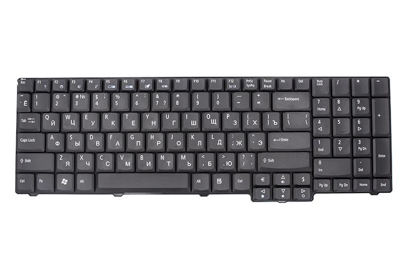 Клавиатура Power для ноутбука ACER Aspire 6530 eMachines E528 без фрейма Черный