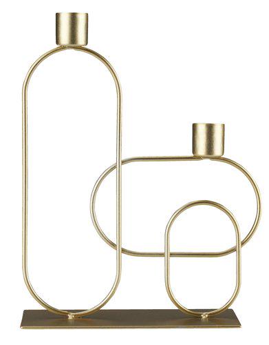 Подсвечник металлический 17х7х23 см Золотистый (9eac44ca) - фото 1 Подсвечник металлический 17х7х23 см Золотистый (9eac44ca) - фото 1