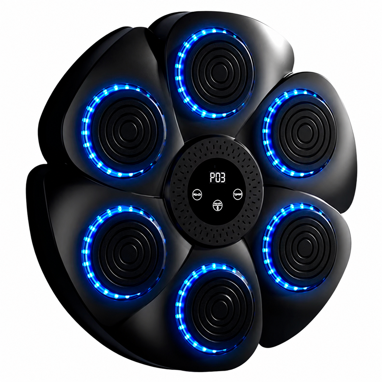 Тренажер для бокса Bluetooth с подсветкой и регулировкой скорости (1015-162-00) Тренажер для бокса Bluetooth с подсветкой и регулировкой скорости (1015-162-00)