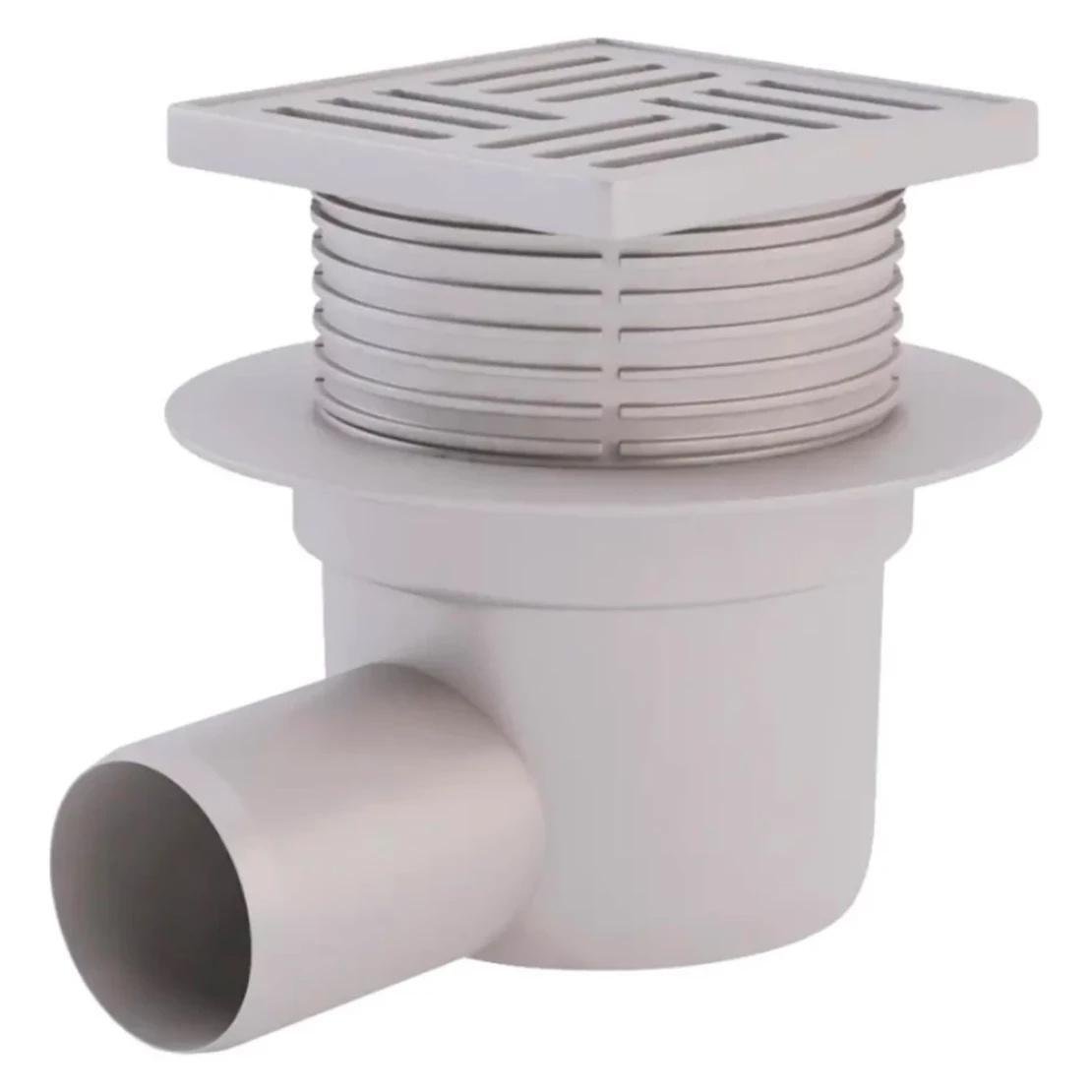 Трап Ani Plast ТА5604EU с горизонтальным выпуском 50 мм с решеткой 10х10 см (CV025224)
