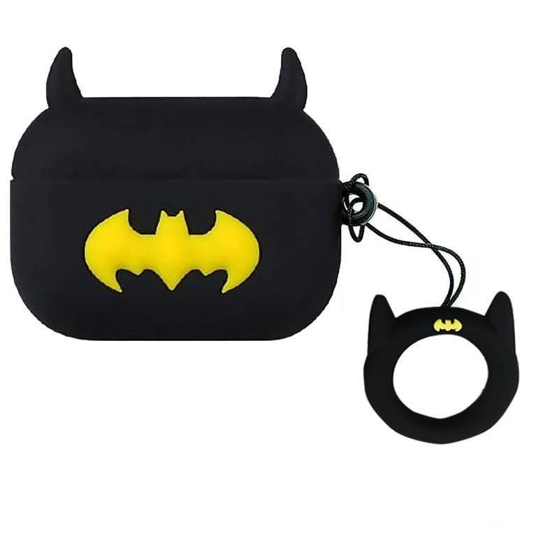 Футляр силіконовий Epik Marvel & DC series для навушників AirPods 3 з кільцем Batman New 1 (00000065970_1)