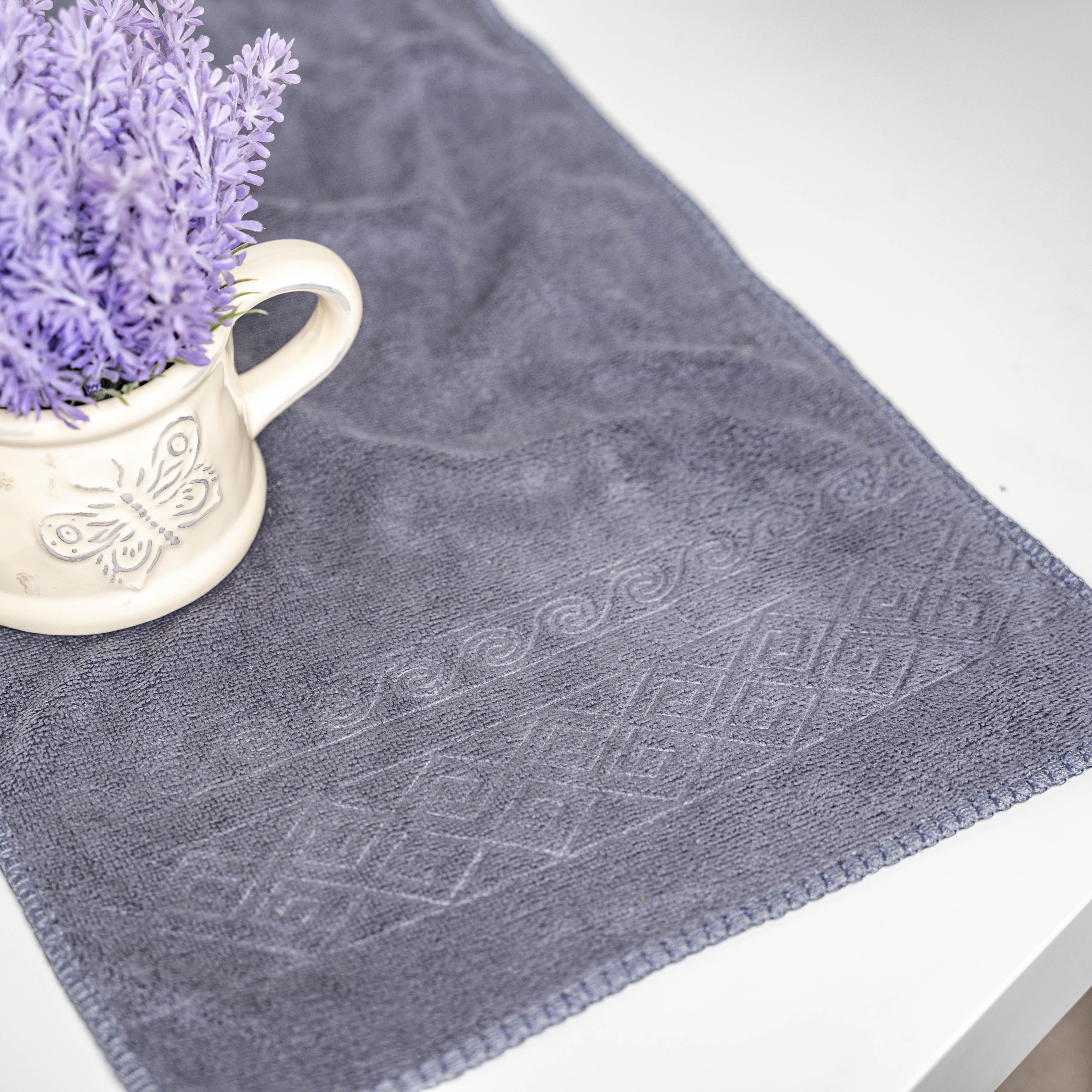 Кухонное полотенце 66-260-432 фибра 35x75 см Серый (88855)