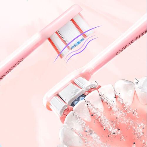 Насадки Soocas для зубної щітки Xiaomi X3/X3U/X5/X1/V1 Pink (567-3) - фото 3 Насадки Soocas для зубної щітки Xiaomi X3/X3U/X5/X1/V1 Pink (567-3) - фото 3