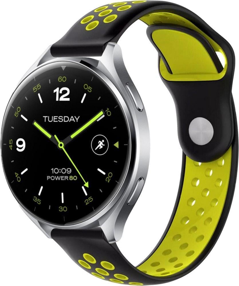 Ремінець Sport для Xiaomi Watch 2/2 Pro Black/Yellow (37202-61) Ремінець Sport для Xiaomi Watch 2/2 Pro Black/Yellow (37202-61)