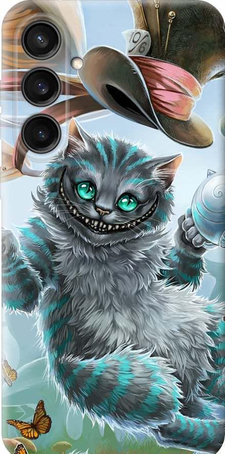 Чехол на Samsung Galaxy S23 FE Чеширский кот 2 (3993u-3136-42517)