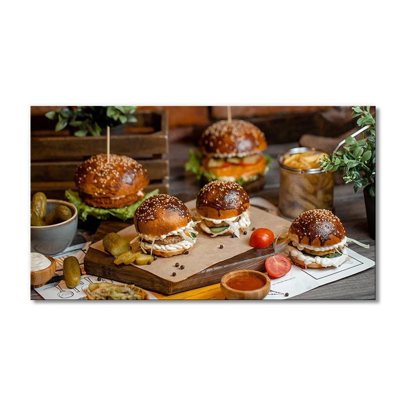 Картина модульна Бургери 1 модуль 30х45 см