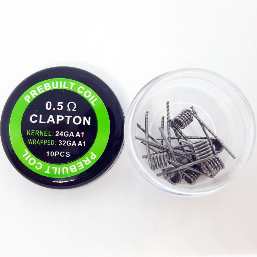 Комплект спіралей Prebuilt Clapton Coil 0,5 Ом A1 10 шт. Сріблястий (2689612497) - фото 6