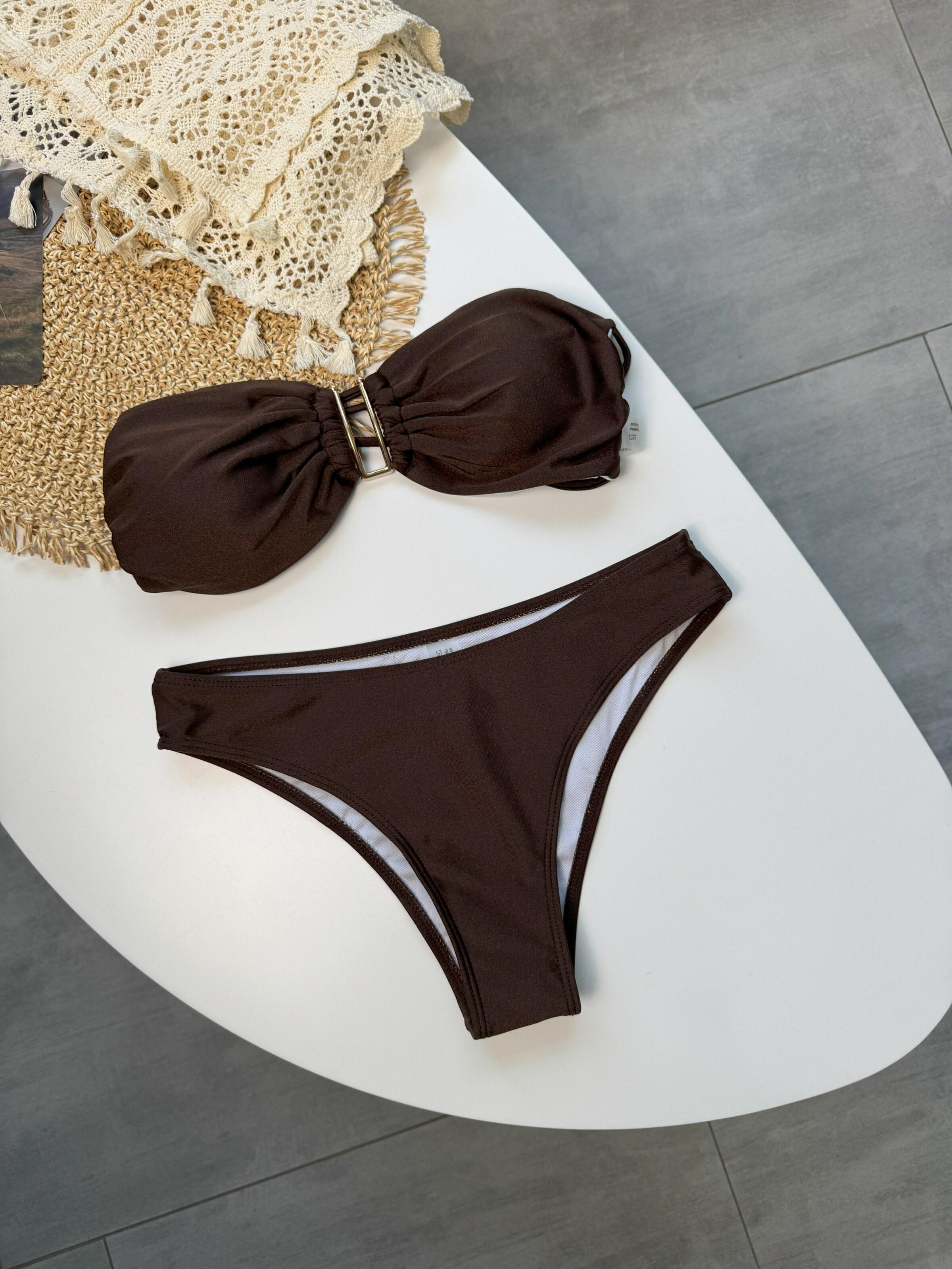 Купальник женский Nova Vega раздельный S Шоколадный (105-L034) - фото 3 Купальник женский Nova Vega раздельный S Шоколадный (105-L034) - фото 3