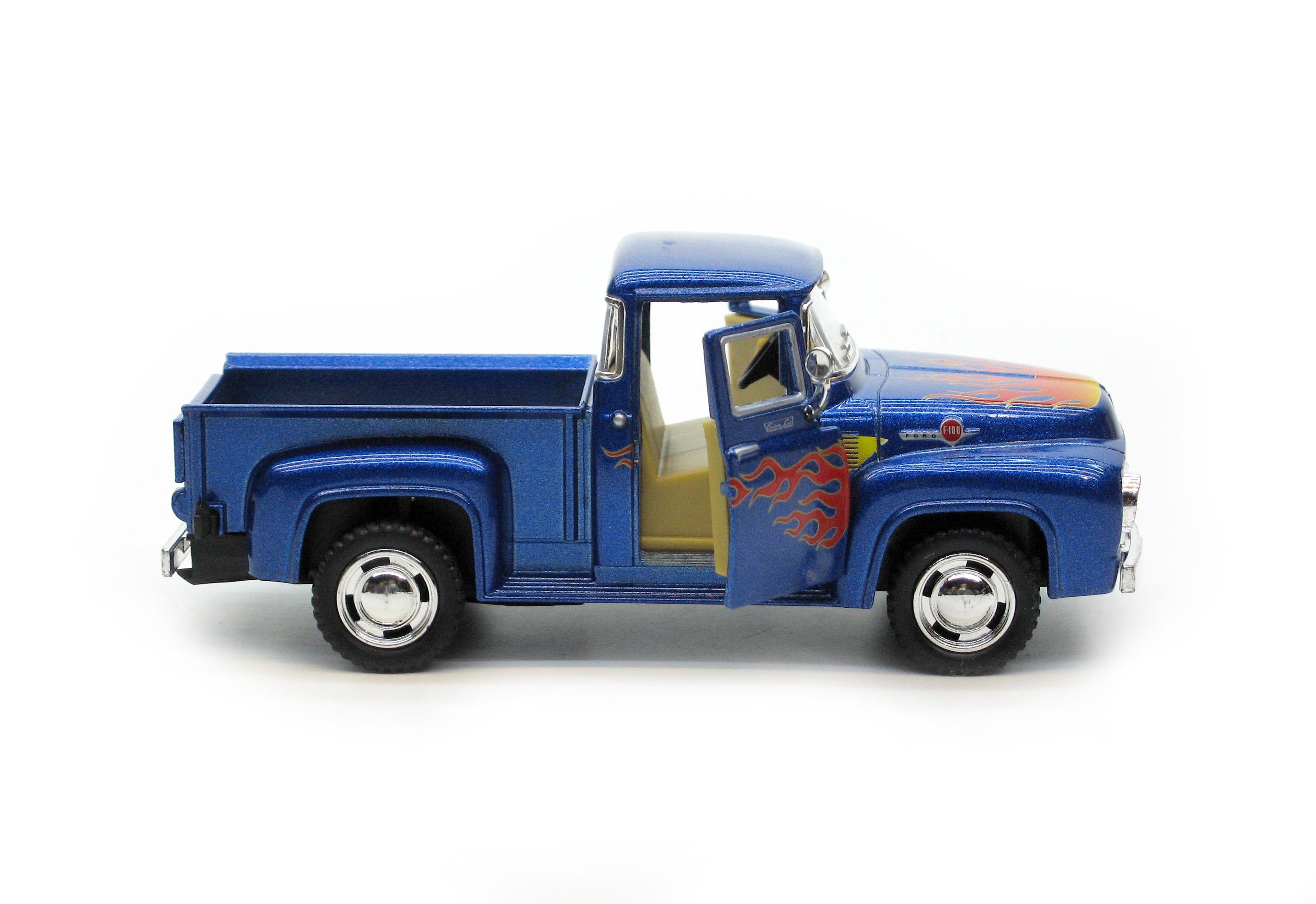 Машина металлическая KT5385F Ford F-100 Pickup with printing 1956 - фото 6