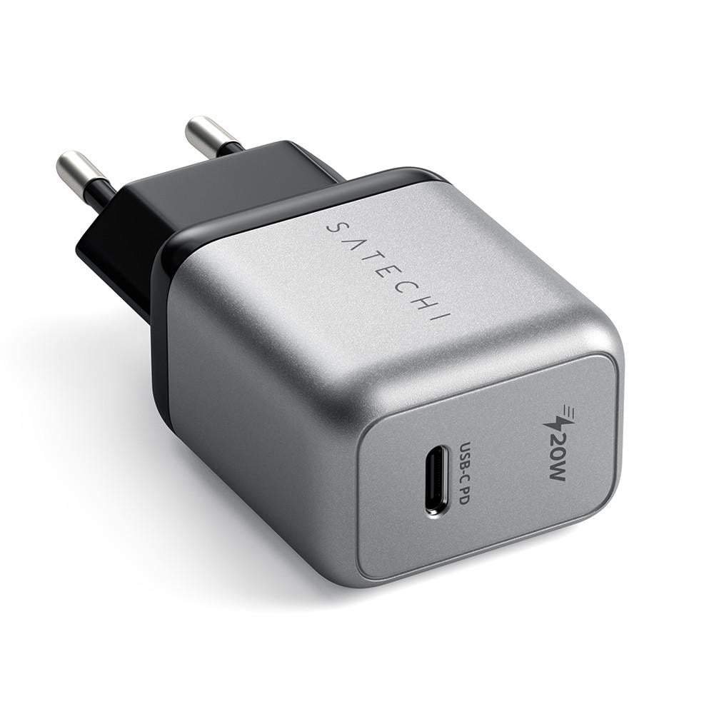 Адаптер питания Satechi 20W USB-C PD Wall Charger, Space Gray (ST-UC20WCM-EU)