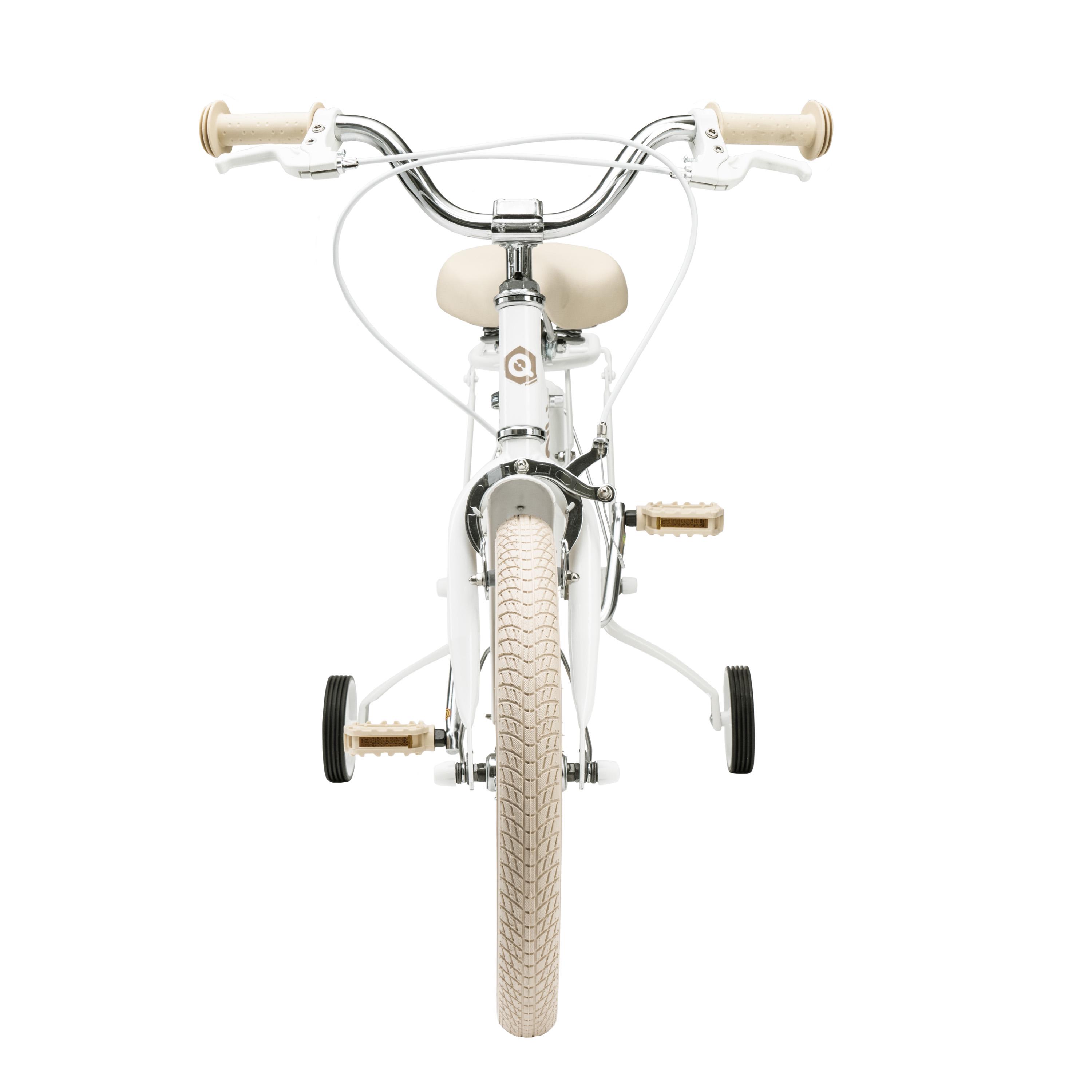 Детский велосипед Miqilong LS 16" с корзиной из натурального ротанга Белый (RBB-LS16-PEARL) - фото 6 Детский велосипед Miqilong LS 16" с корзиной из натурального ротанга Белый (RBB-LS16-PEARL) - фото 6