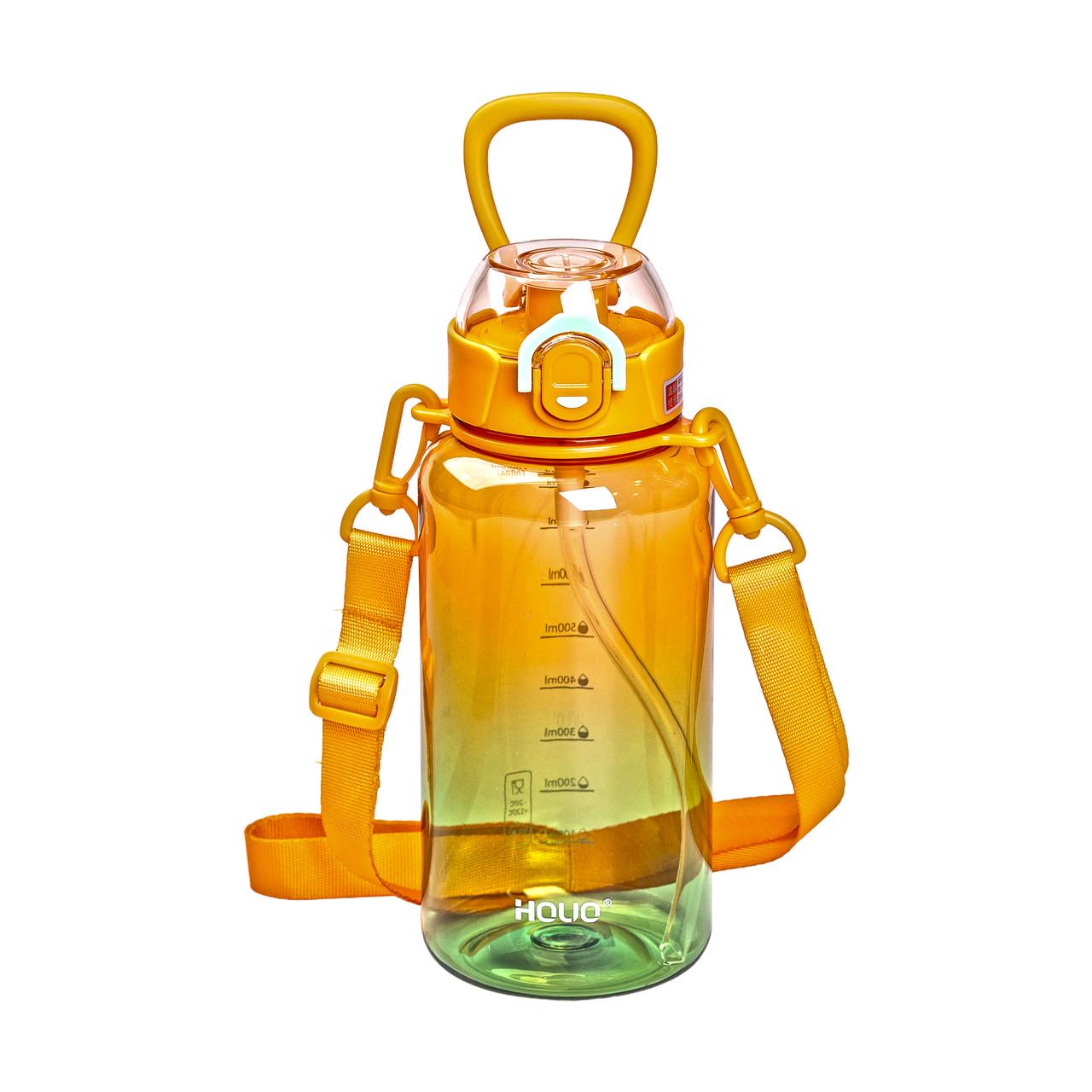 Пляшка для води з мундштуком 1 л Оранжевий (5500) - фото 3 Пляшка для води з мундштуком 1 л Оранжевий (5500) - фото 3